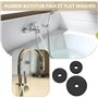 VGOL 30 Lot Rondelles Plates en Caoutchouc pour Robinets de Bain 3/8" 1/2" 3/4" pour Boulons Vis Robinets Appareils électroménag