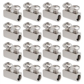 VGOL Lot de 50 colliers de serrage M3 à double trou 10 x 5 mm