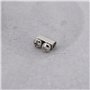 VGOL Lot de 50 colliers de serrage M3 à double trou 10 x 5 mm, clips en acier avec bouchon à vis, adaptés pour serre-câbles méta