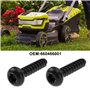 VGOL Lot de 20 Vis de Rechange pour Tondeuse à Gazon M4 X 18 Mm (660466001) Compatible avec Ryobi RY29550 RY30530 RY30550
