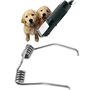 VGOL Lot de 4 pinces à cheveux électriques à ressort pour barbier, tension de torsion, convient pour tondeuse à poils d'animaux