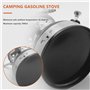 Bruafsir Cuisinière Extérieure Portable Mini Carburant Liquide Alcool Pique-Nique Brûleur Poêle à Pétrole Pots