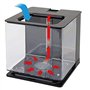 Hausdec Aquarium Facile à Changer en Acrylique Plastique Autonettoyant (Blanc)
