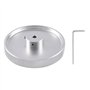 BOFRHME Roue de MèTre D'Encodeur de Mesure D'Alliage D'Aluminium Industriel de 300Mmx6Mm pour la Roue D'Encodeur D'Accessoires D