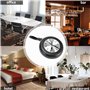 8 inch Frying Design Wall Clock Metal Kitchen Clock, Wall Watch, Decoration, Black
