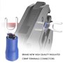 Niejgay 300 PièCes SéRies 22-16 16-14 12-10 AWG Fourche IsoléE Pelle Type U Connecteur de Borne à Sertir éLectrique