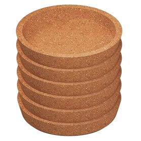 Wanjorlay Paquet de 6 sous-Verres en LièGe