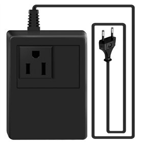 Bmocoen Transformateur Convertisseur De Tension De Transformateur 110 V Convertisseur De Tension De Voyage Convertisseur De Pris