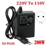 Bmocoen Transformateur Convertisseur De Tension De Transformateur 110 V Convertisseur De Tension De Voyage Convertisseur De Pris