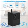 Bmocoen Transformateur Convertisseur De Tension De Transformateur 110 V Convertisseur De Tension De Voyage Convertisseur De Pris
