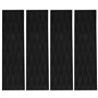 Giilayky Lot de 4 patins de traction pour planche de surf Eva Surfing Skimboard Tapis de traction antidérapant arrière pour plan