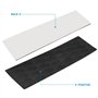 Giilayky Lot de 4 patins de traction pour planche de surf Eva Surfing Skimboard Tapis de traction antidérapant arrière pour plan