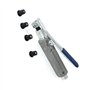 Wisboey Petite sableuse sablage pièces de rechange accessoires pièces sablage mobile sablage sablage avec 4 buses de sablage