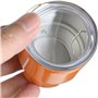 Sknrlko Lot de 3 mini verres à liqueur à double paroi avec paille et couvercle, 2 onces (C)