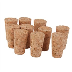 Iunipusy Lot de 10 bouchons coniques en liège DIY Art Modèle Construction 22 x 17 x 35 mm