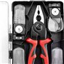 Geieold Ensemble de pinces à tête interchangeable, outil multifonction 5 en 1, électricien spécial