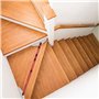 Wisboey Gabarit de Marche D'Escalier Outil: Gabarit de Mesure D'Escalier Réglable de 9 Pouces à 54 Pouces pour les Marches D'Esc