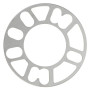 Mnueeop 4 PièCes Entretoises de Roue en Aluminium Cales Plaque Entretoises de Roue Automatique 5Mm Goujon pour 4X100 4X114.3 5X1