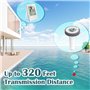 Giyofom Thermomètre de Piscine sans Flottant, Facile à Lire, Adapté Aux Piscines et Aquariums