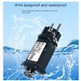 JIVIMOCO 1 Pièce 24V Transformateur Plug Alimentation Noir Installation Facile Convient pour Noël Halloween Décorations pour Équ
