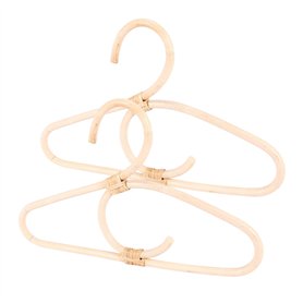 Giilayky 2 Pcs Rotin VêTements Cintre Style Nordique Enfants VêTements Organisateur Rack Enfants Cintre Enfants Chambre DéCor Ci