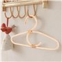 Giilayky 2 Pcs Rotin VêTements Cintre Style Nordique Enfants VêTements Organisateur Rack Enfants Cintre Enfants Chambre DéCor Ci