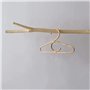 Giilayky 2 Pcs Rotin VêTements Cintre Style Nordique Enfants VêTements Organisateur Rack Enfants Cintre Enfants Chambre DéCor Ci