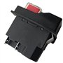 Tagtight Commutateurs éLectromagnéTiques Commutateurs à Bouton-Poussoir pour Outils de Jardin KJD17 220V 4 Broches -Bornes