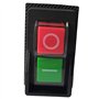 Tagtight Commutateurs éLectromagnéTiques Commutateurs à Bouton-Poussoir pour Outils de Jardin KJD17 220V 4 Broches -Bornes