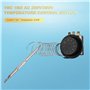 NISHZHU 1NC 1NO AC 250V/380V 16A 0-40C Interrupteur de controle de la temperature thermostat capillaire