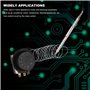 NISHZHU 1NC 1NO AC 250V/380V 16A 0-40C Interrupteur de controle de la temperature thermostat capillaire