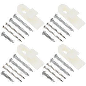eMagTech 4 Pièces Mini Loquet à Pression Armoires Boucle 32.5mm X 10.7mm avec Vis pour Bateaux Camping-cars Meubles de Cuisine A