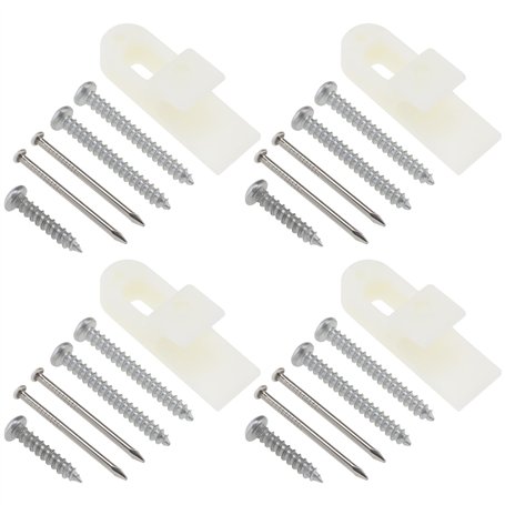 eMagTech 4 Pièces Mini Loquet à Pression Armoires Boucle 32.5mm X 10.7mm avec Vis pour Bateaux Camping-cars Meubles de Cuisine A