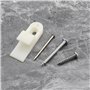 eMagTech 4 Pièces Mini Loquet à Pression Armoires Boucle 32.5mm X 10.7mm avec Vis pour Bateaux Camping-cars Meubles de Cuisine A