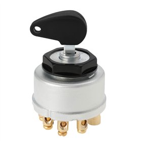 eMagTech Interrupteur d'allumage à 7 Bornes Interrupteur d'allumage 0-1-2-3 OE 0342201009/717638R91 Compatible avec Case IH BD S