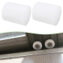 eMagTech Lot de 2 roulements à rouleaux en plastique sans roulement à billes - 40 x 50 mm - Ouverture de 10 mm - Applicable aux 