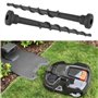 eMagTech 10x Vis de Station de Charge pour Tondeuse à Gazon Compatible avec Husqvarna Automower 105 305 308 Longueur 13,7 Cm Out