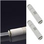 eMagTech Lot de 2 éjecteurs de vide pneumatiques ZU05S Port 6 mm 59 x 13,3 mm 85 Kpa Tube droit Éjecteur de vide pour automobile