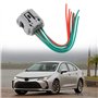 eMagTech Connecteur de Capteur Radar/Sonar Avant 8 Voies Queue de Cochon Compatible avec Toyota Corolla 2014-2020 52197-30040 90
