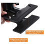 Wernfale Clip de Cerceau de Broderie, Clip de Table RéGlable Pivotant à 360°, Clip de Point de Croix Ouvrant Jusqu'à 4,03 Cm, po
