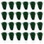 Boerunid Lot de 24 pompons de pom-pom girl avec poignée en plastique pour adultes et enfants - Vert