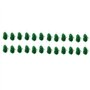 Boerunid Lot de 24 pompons de pom-pom girl avec poignée en plastique pour adultes et enfants - Vert
