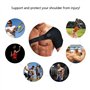 Nxyupv Orthèse D'Épaule de Compression, Support D'Épaule pour et Femmes, Bandage de Soutien D'Épaule pour Épaule