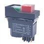 berjalan KJD17 6 Broches Interrupteurs à Bouton-Poussoir de Démarrage Électromagnétique 18A AC220V IP55 Interrupteur de Sécurité
