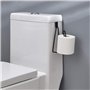 Willoghsa Paquet de 2 Supports de Papier Toilette sur Le Réservoir, Support de Rouleau de Papier Toilette, Noir pour Organisateu