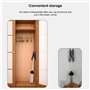 VitalEpcck Présentoir Cintre Vêtement Pliable Trépied Vapeur Rack Tissus Fer Support Suspendu Vêtements Séchoir Noir