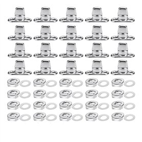 Tagtight 20Pcs Ovales Twist Verrouiller