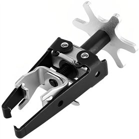 Haptufer 1 PCS Compresseur de Ressort de Soupape de Moteur avec Coupe Soupape Installeur Outil Noir et Argent Plastique + Métal