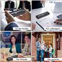 Qaautor 24 Pièces Boîte-Cadeau de Stylo Vide avec Couvercle Transparent, Boîte à Stylos Vitrine de Stylo pour Présentation Embal