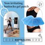Kopinma 15Pcs EMS Pads Gel Hydrogel, Hip Muscle Hydrogel Autocollant Hip Muscle, Autocollants EMS pour Muscles de Hanche, Gel de